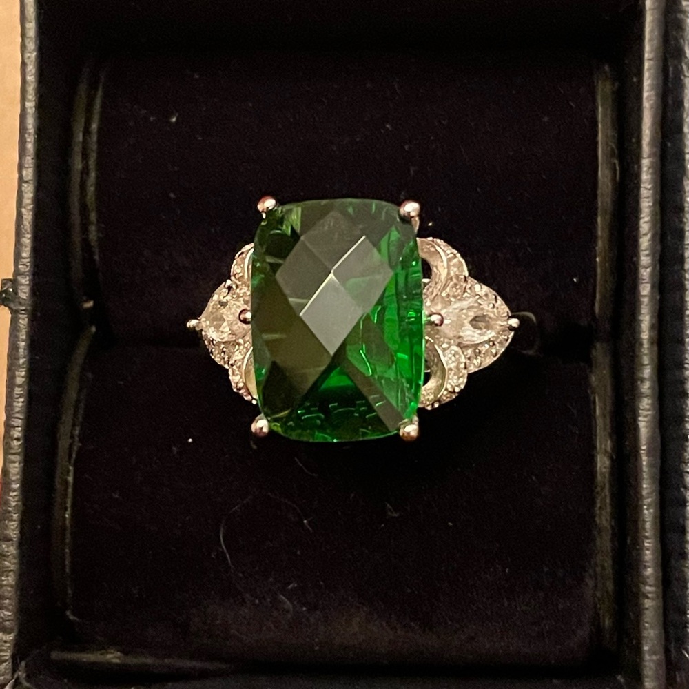 Green Gemstone Ring